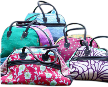 Home Furnishings, Garments, Vintage Textiles, Accessories, - Handbag (600x312), Png Download