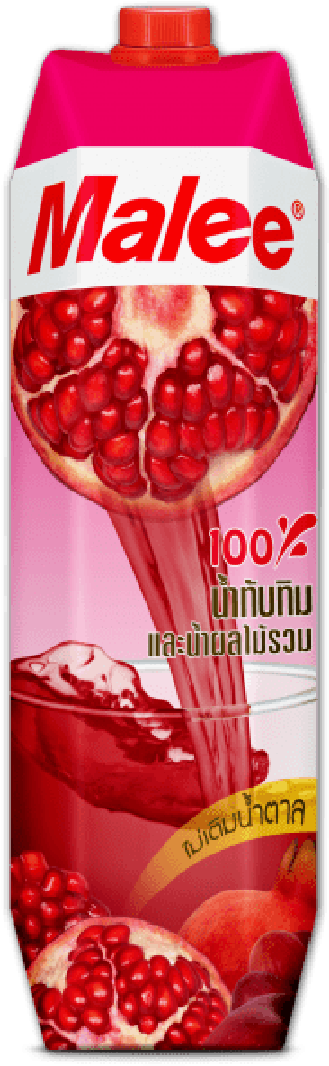 Malee Pomegranate Juice 1l - Malee Pomegranate Juice (1200x1200), Png Download