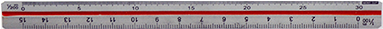 Aluminum Ratio Scale Rulers - Passenger Car (500x412), Png Download