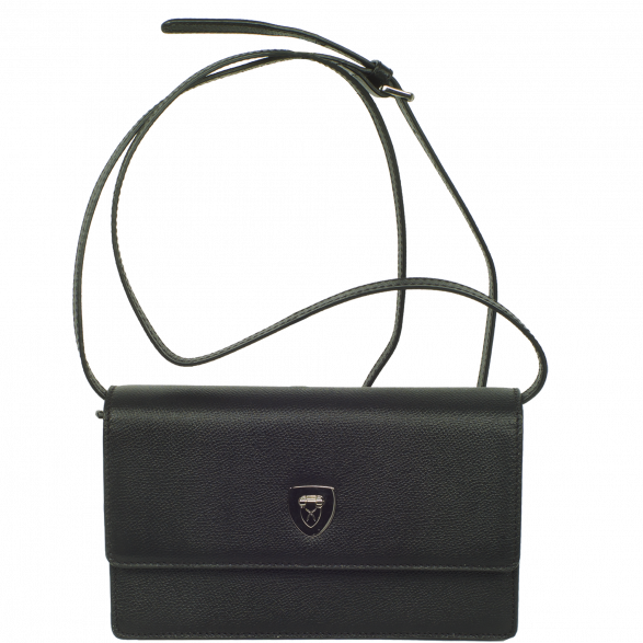 Handbag Clutch Leather Black - Handbag (587x587), Png Download