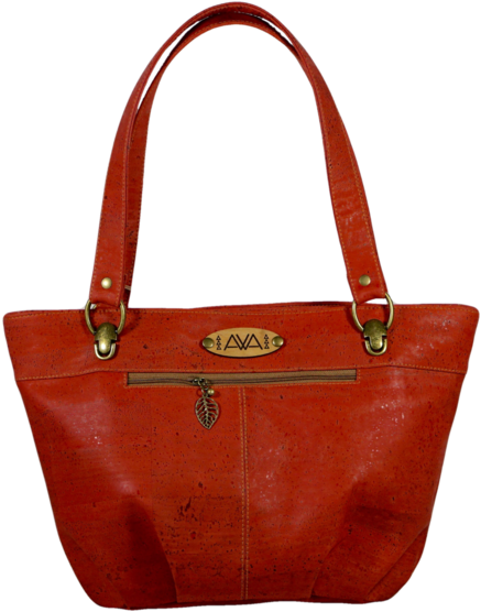 Handmade Vegan Cork Fabric Bags - Handbag (480x480), Png Download