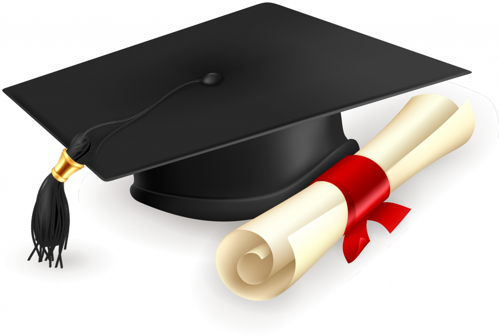 Grad Cap - Encyclopedia Of Education [book] (1024x689), Png Download