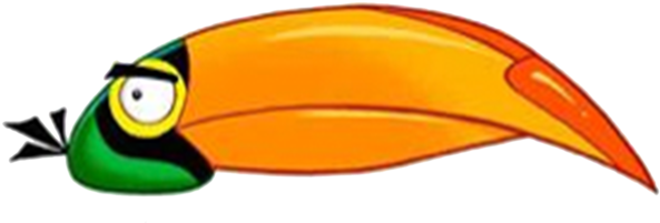 Hal - Angry Birds Hal Toon (639x228), Png Download