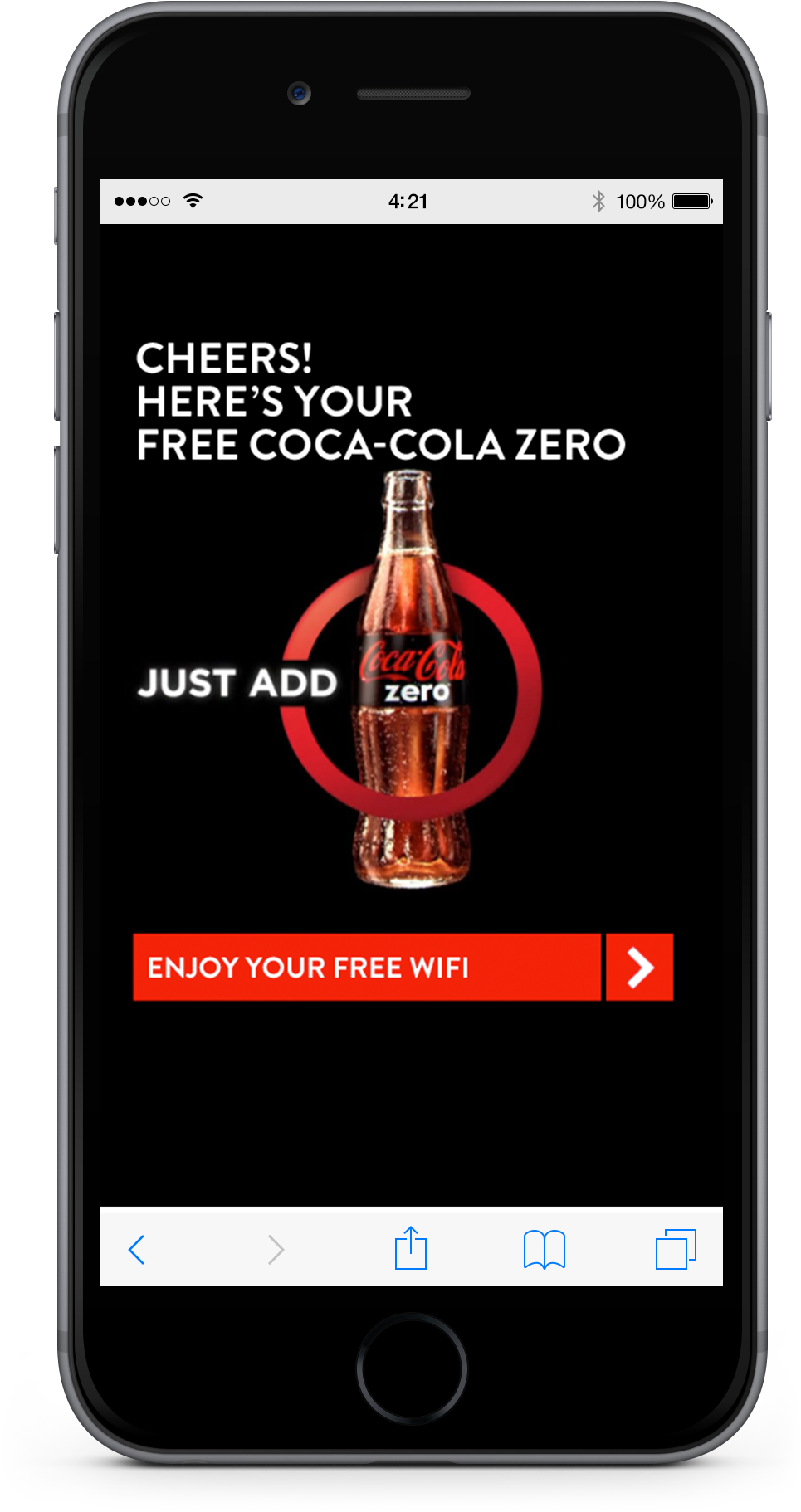 Coca Cola I6 1 Coca Cola I6 3 - Wi-fi (1014x1900), Png Download