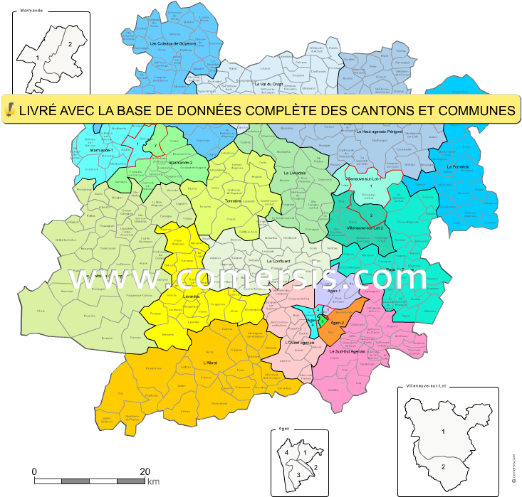 Carte Du Lot Et Garonne (740x740), Png Download
