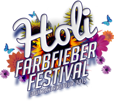 Holi Farbfieber Festival Logo - Graphic Design (500x367), Png Download