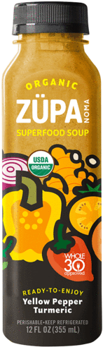 Yellow Pepper Turmeric - Soup (600x503), Png Download