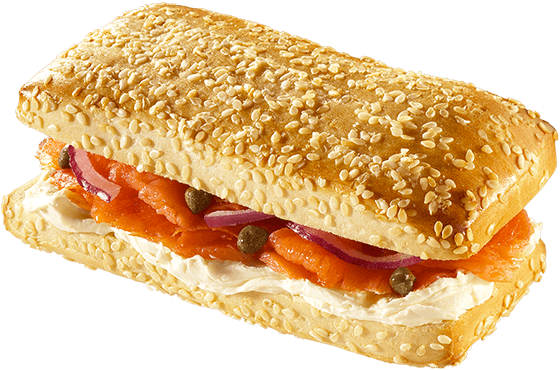 Pacific Sesame Rolls - Hot Dog (560x370), Png Download