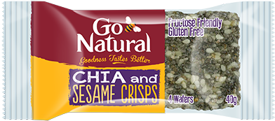 Chia Sesame Crisp (420x470), Png Download