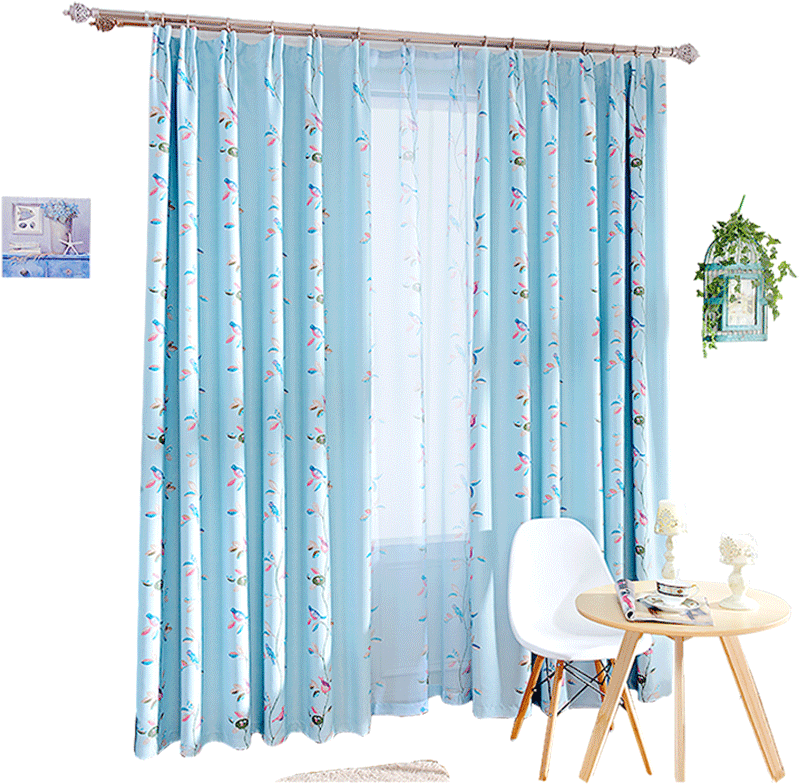 Full Blackout Bedroom Bay Window Living Room Custom - Blackout (800x800), Png Download