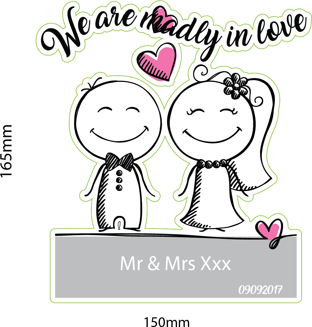 Picture Of Wedding Couple - Cute Wedding Couple Custom Return Address Labels (1182x1182), Png Download