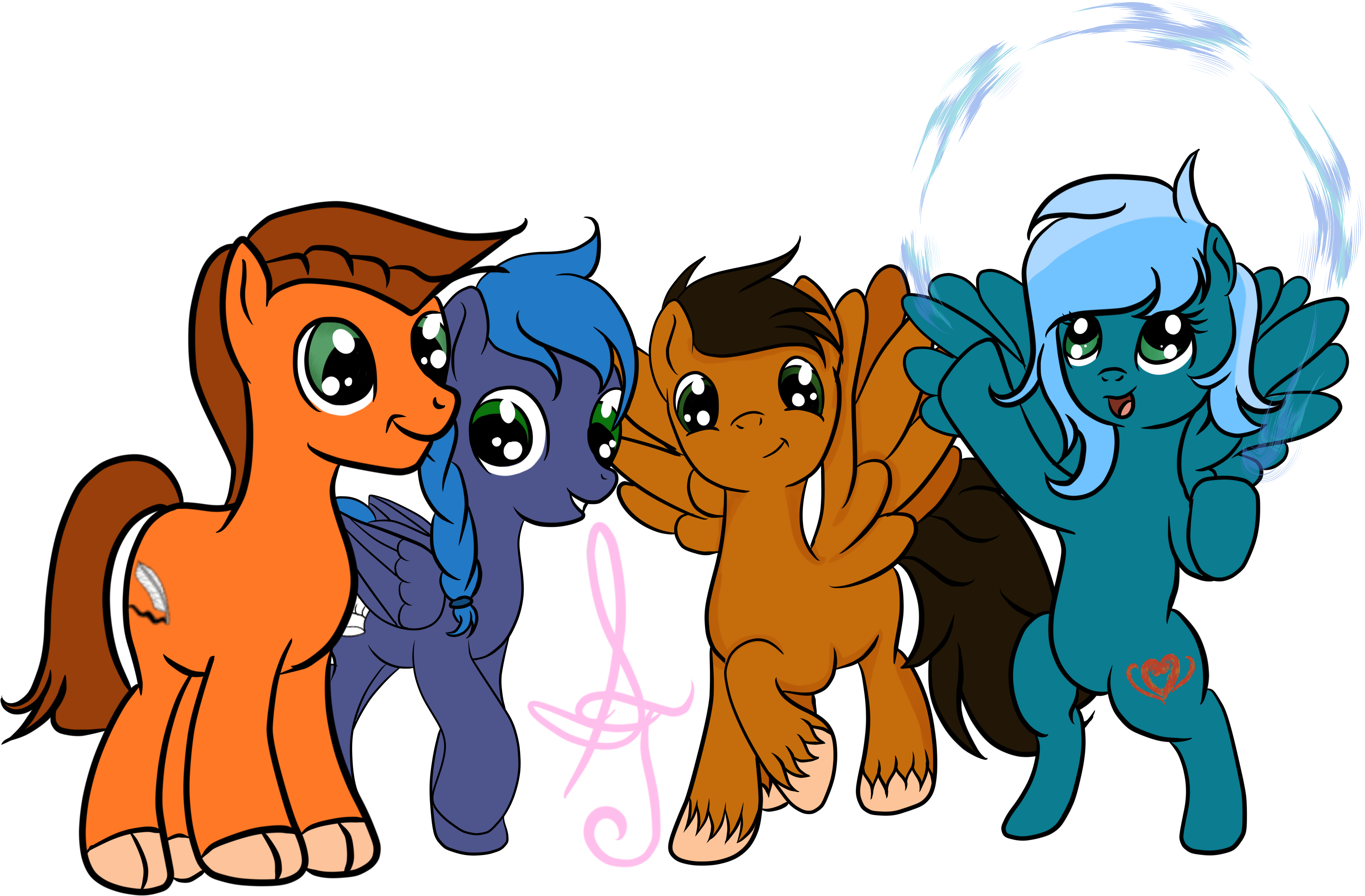 Silversthreads, Brother And Sister, Brothers, Commission, - Horse (7778x5250), Png Download