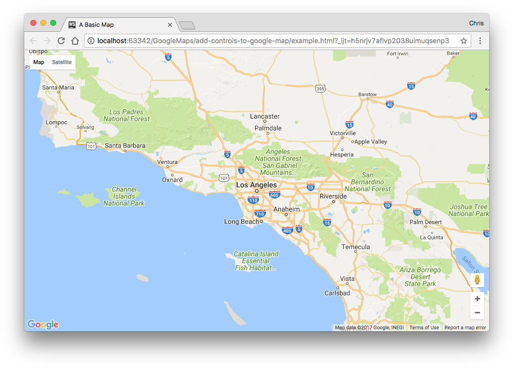 Map With Default Controls - Map (1047x752), Png Download