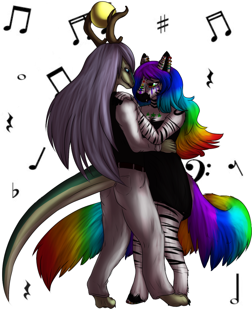 {g} Romantic Brother/sister Dancing - Cartoon (900x1114), Png Download