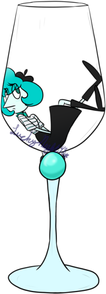 “side Note, Please Do Not Fill The Glass With Wine - Wine (500x600), Png Download