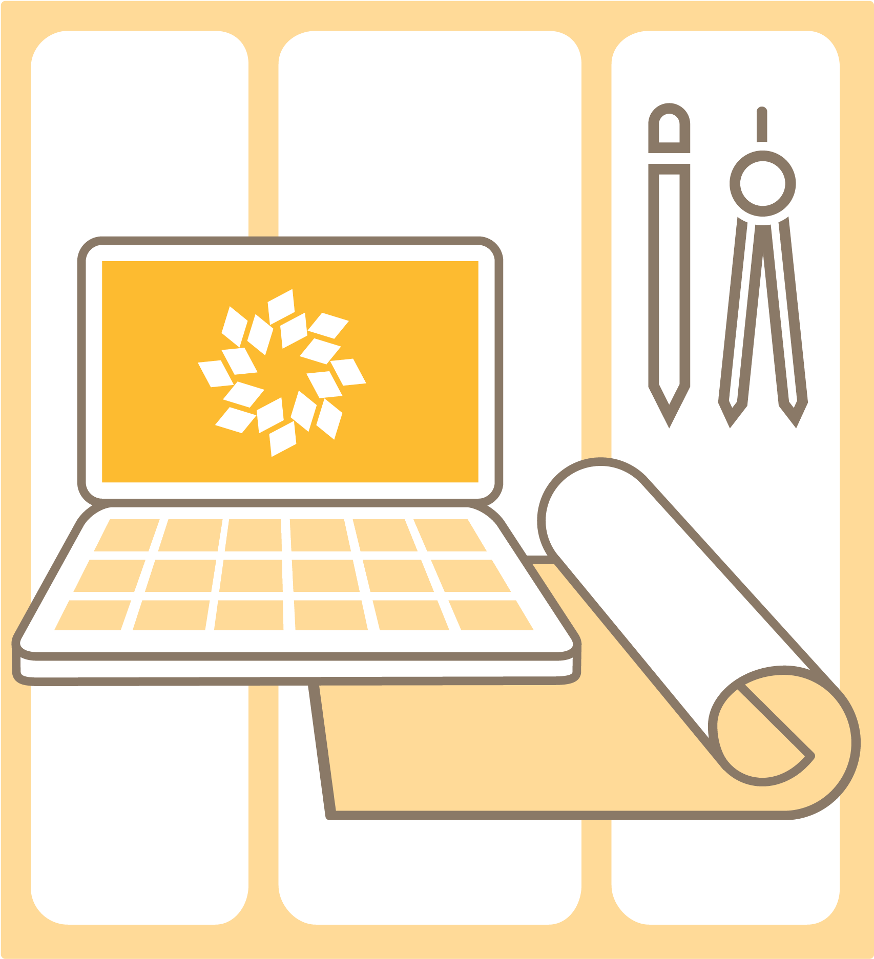 Autodesk® Seek Services And Architect Courses For Continuing - Architect (2350x2333), Png Download