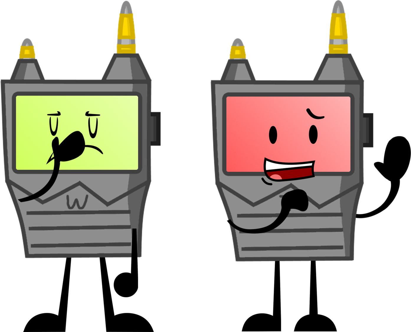 Talkie's Brothers - Walkie-talkie (1484x1127), Png Download