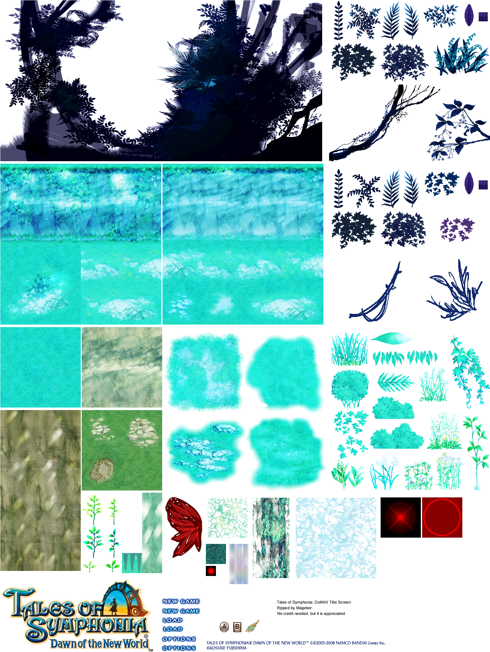 Click For Full Sized Image Title Screen - Symphonia Dawn Of The New (1580x2090), Png Download