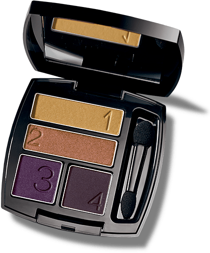 Avon Maquiagem Ultra Color Quarteto De Sombras Para - Sombras Avon Png (500x850), Png Download