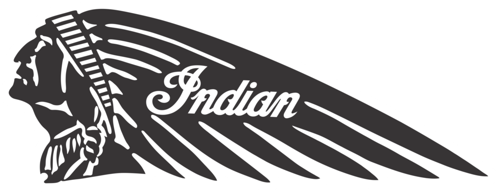 Indian Motorcycle Brand - Indian Motorcycle Skull Decal (1024x396), Png Download