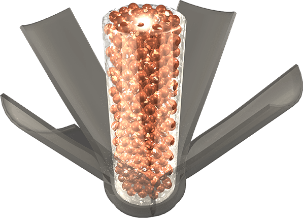 Long Beard Xr Pellet Packing In Wad - Winchester Repeating Arms Company (597x429), Png Download