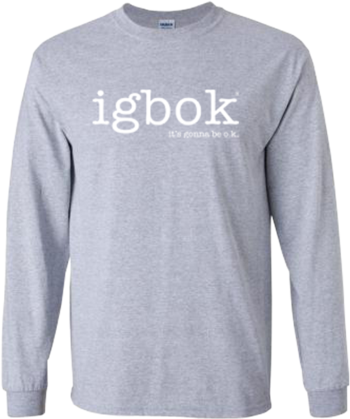 Long Sleeve Grey T-shirt - Shirt (600x600), Png Download