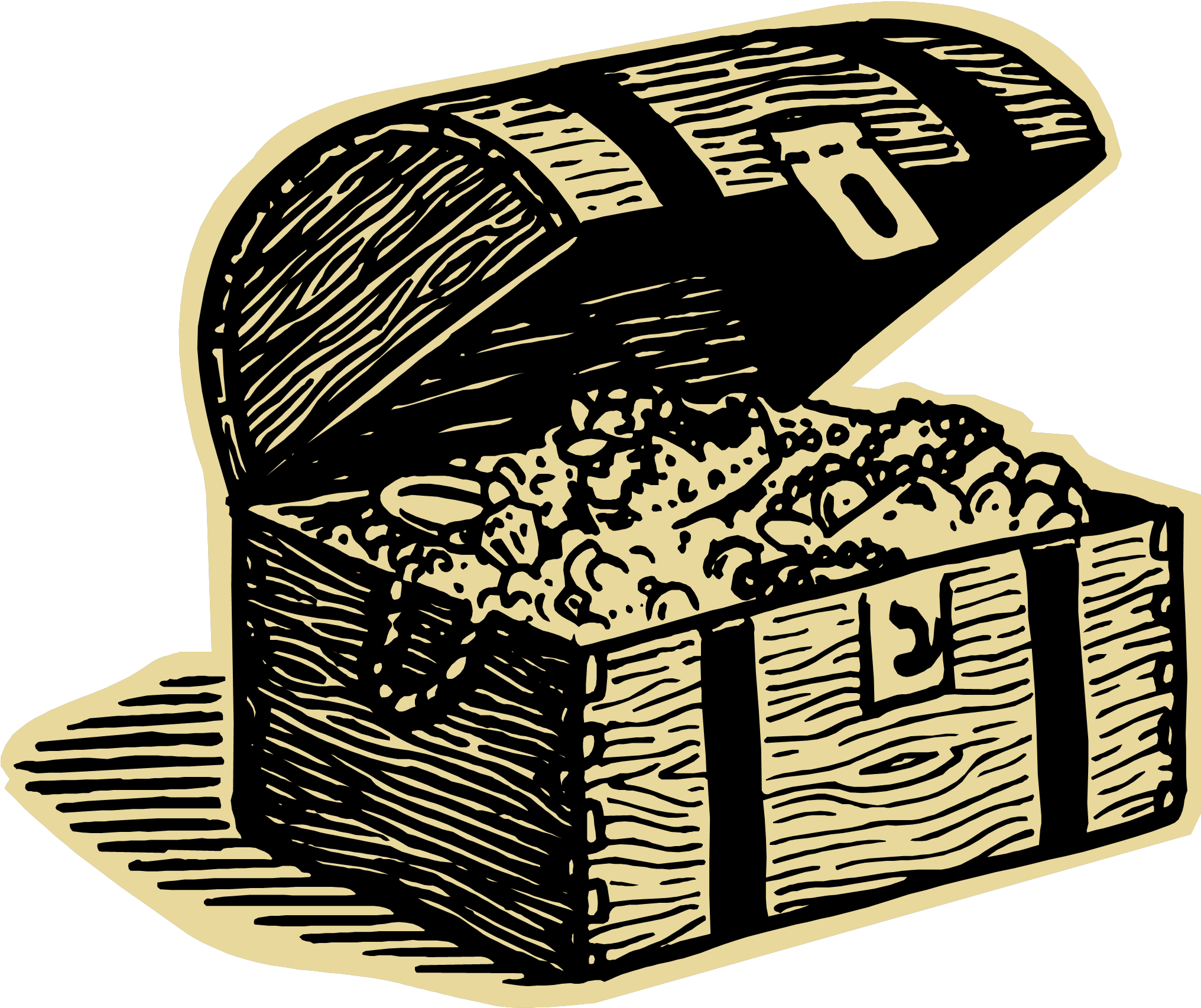 Treasure Chest - God's Word Is Joy (2031x1779), Png Download