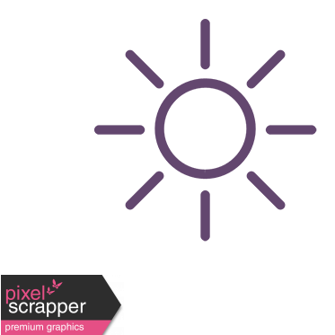 The Good Life April Elements Kit - Sun Line Vector (456x456), Png Download