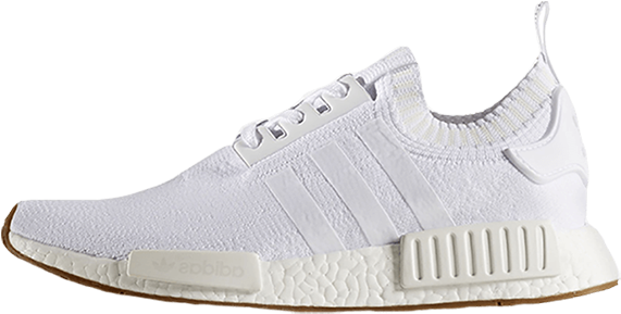 Adidas Nmd R1 White Gum By1888 - Adidas Nmd White Gum (700x450), Png Download