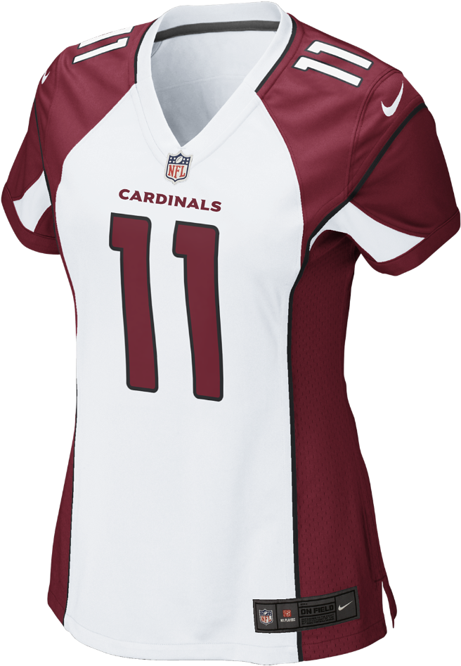 Nike Nfl Arizona Cardinals Women's Football Away Game - Women Soccer Jersey Design (1000x1000), Png Download