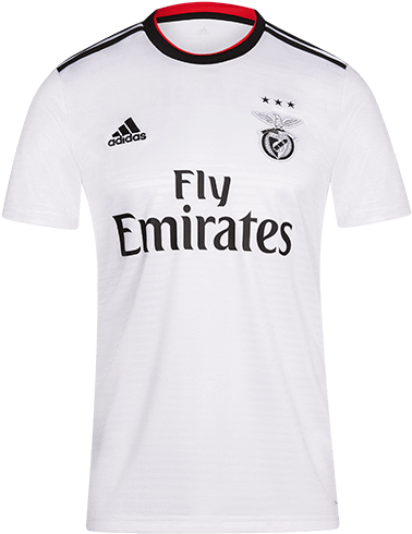 Benfica Away White - Benfica Away Kit 18 19 (443x500), Png Download
