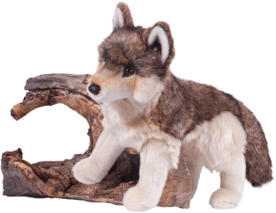 Douglas Smoke Wolf - Douglas Toys Smoke Wolf Plush Toy (600x600), Png Download