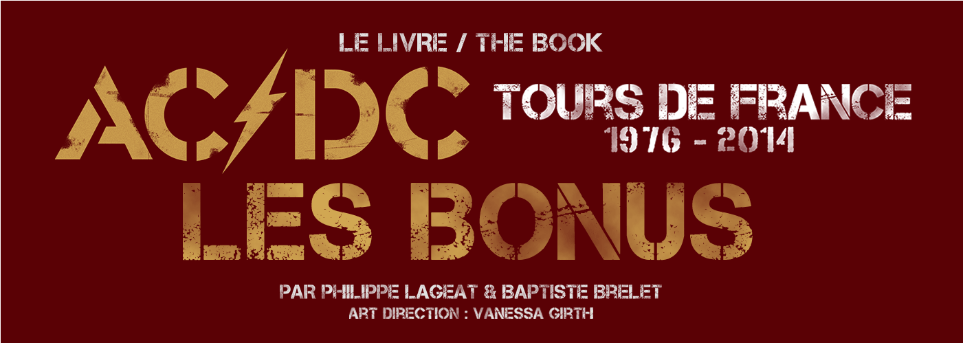 Ac/dc Tours De France 1976-2014 - Ac/dc Tours De France 1976-2014 - Les Bonus (1400x600), Png Download