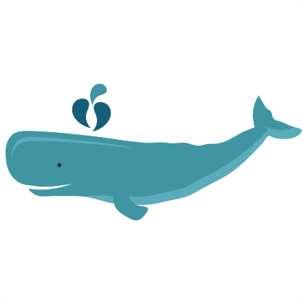 Whale Svg Scrapbook Cut File Cute Clipart Files For - Cricut Whale (432x432), Png Download
