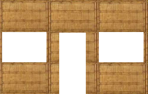 Bamboo Panel With Door Photo Bamboopanelwithdoor - Cupboard (500x317), Png Download