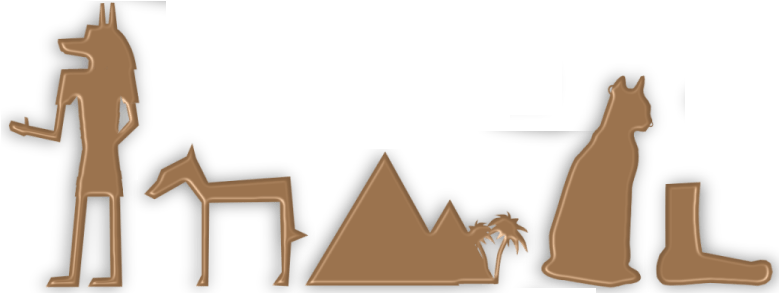 Monotheism - Egyptian Symbols (778x302), Png Download