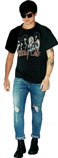 Calum Freetoedit - Rockabilia Motley Crue Women's Final Tour Lace Vintage (240x651), Png Download