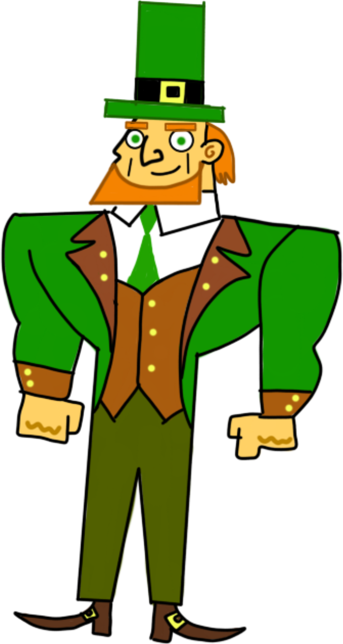 Leprechaun - Cartoon (720x1280), Png Download