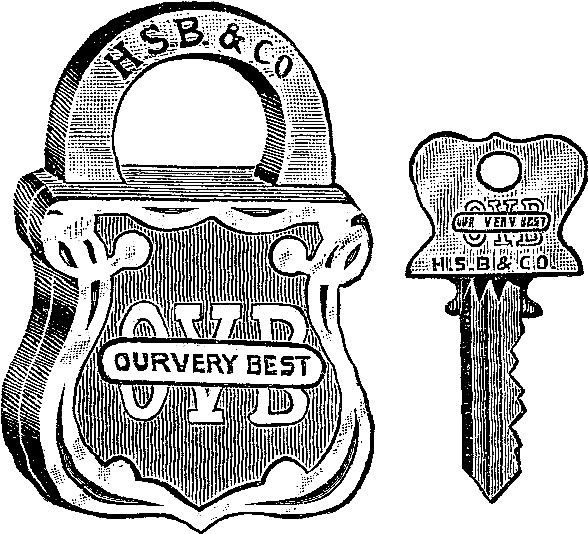 Free Key And Lock Digital Stamps - Lock Vintage Png (815x775), Png Download