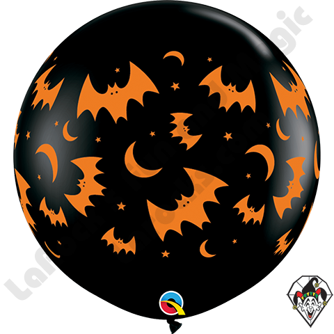 36" Flying Bats And Moons Balloons (2 Ct) - Mylar Balloons (480x480), Png Download