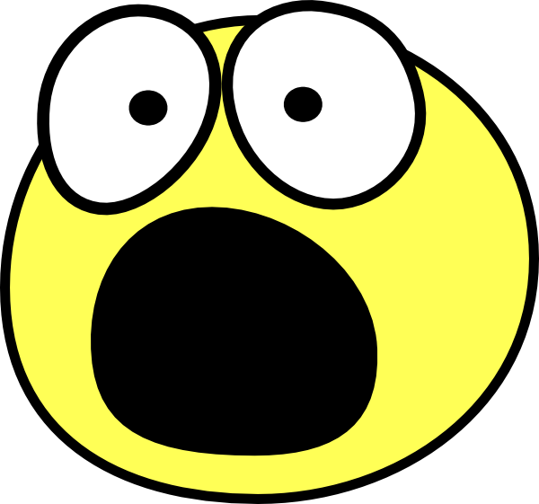 Shocked Clipart (600x561), Png Download