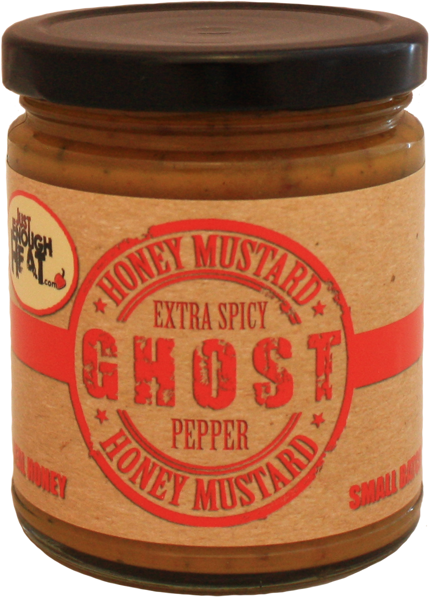 Just Enough Heat Ghost Pepper Honey Mustard - Honey Mustard Dressing (1282x1282), Png Download