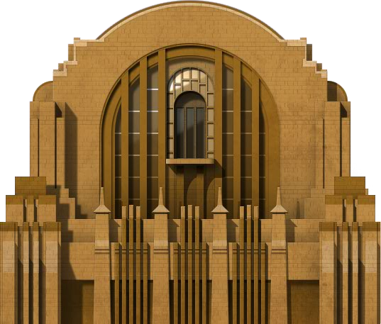 Industrial Dome - Arch (537x457), Png Download