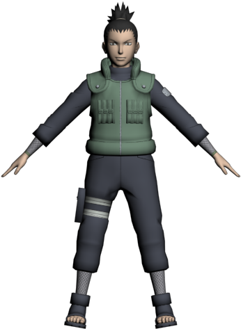 Shikamaru - Iruka Umino (640x480), Png Download