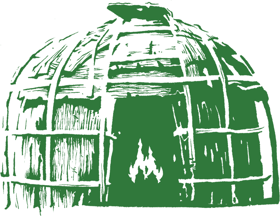 Cropped-wigwamtrans - Institute For American Indian Studies (1299x1064), Png Download