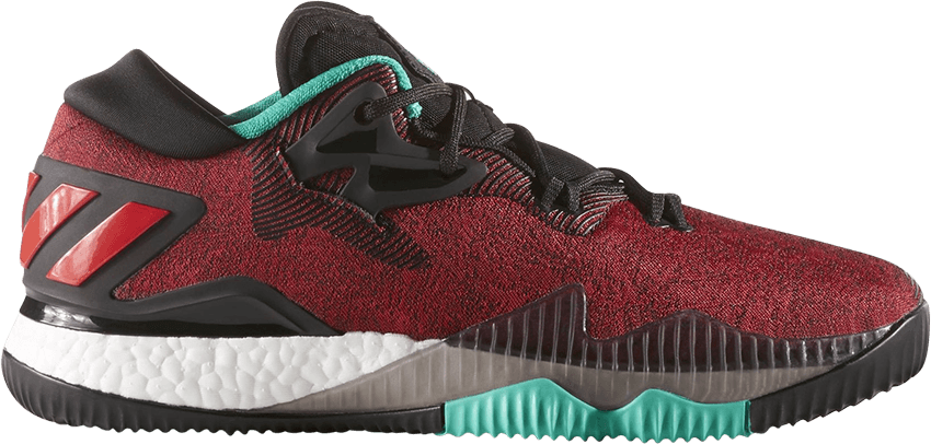 Crazylight Boost 2016 'ghost Pepper' - Adidas Crazylight Boost Low 2016 Basketball Shoes (850x406), Png Download