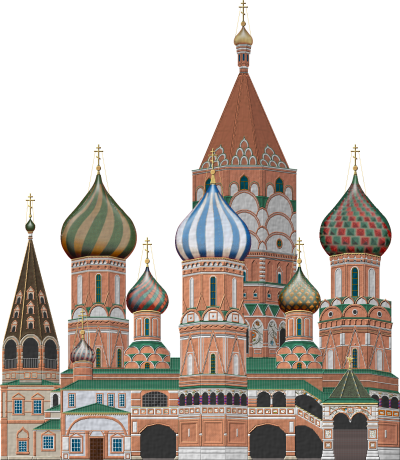 Britain, Building, Cathedral Pictures Png Images - Saint Basil's Cathedral Png (400x460), Png Download