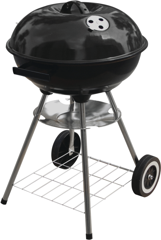 45cm Black Charcoal Bbq - Charcoal Grill (500x500), Png Download