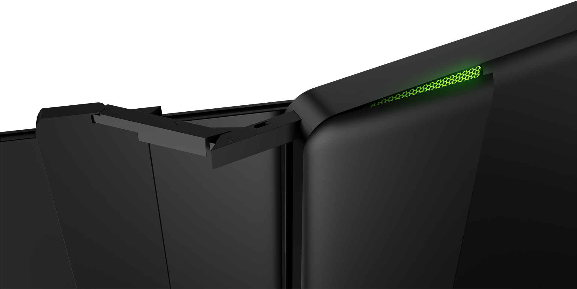 Razer Blade Three Screens (1920x1080), Png Download