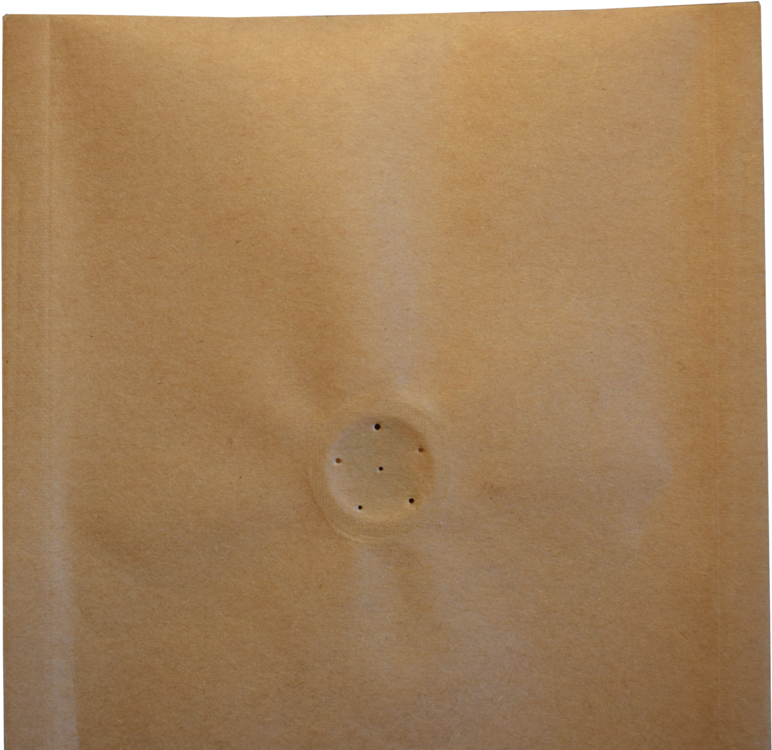 Coffee Bag 95 Mm, Kraft Paper Flat Bottom Pouch - Paper (1275x1080), Png Download